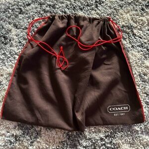 VINTAGE Coach Dust Bag- Brown (19"x15")